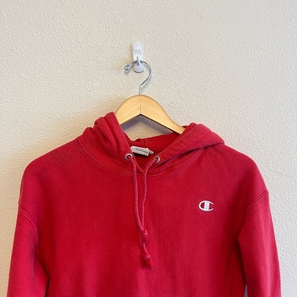 Champion Red Reverse Weave Hoodie - Picture 10 of 10